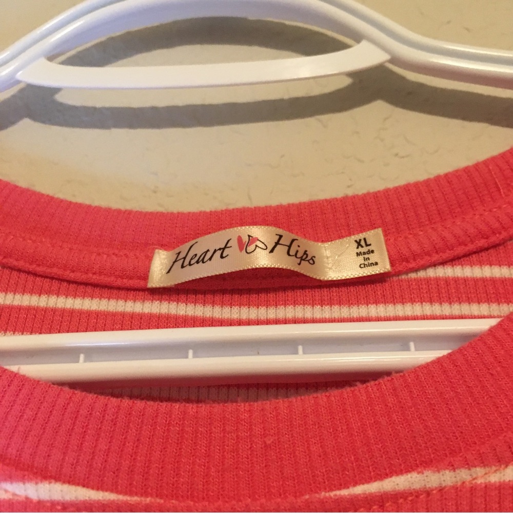 Heart & Hips Striped Crop Top - Picture 3 of 13